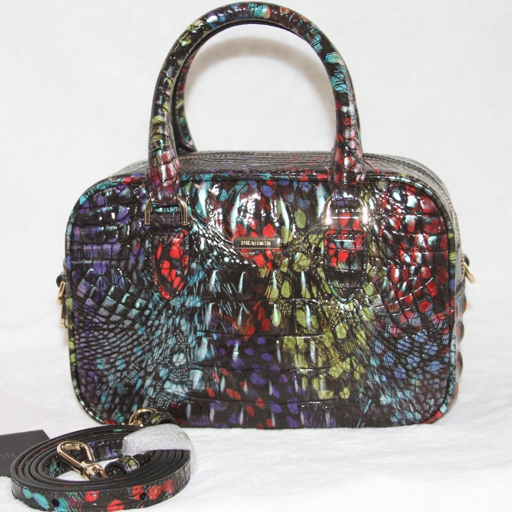 NEW BRAHMIN Mara crossbody Bag Leather Handbag purse
